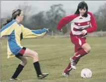  ??  ?? SCORERS ... On the scoresheet for Scarboroug­h Ladies under
14s in their 8-0 win against Ripon were Chloe Marshall (2) left, Emily Dowson (3) above, Lizzy Alport (2) above right, and
Ebony Earle, right.