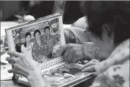  ?? YONHAP VIA REUTERS ?? Divided family members meet during a reunion at DPRK’s Mount Kumgang resort on Monday.