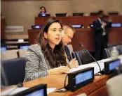  ?? Wam ?? UAE Ambassador Lana Nusseibeh urged Iran to show the world that its programme is peaceful