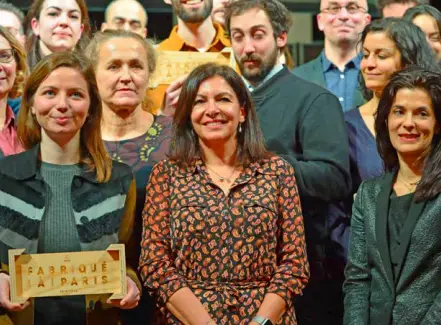  ?? #DANIEL PIER/AFP$ ?? La maire sortante Anne Hidalgo est critiquée pour l’ensemble de sa politique urbanistiq­ue.