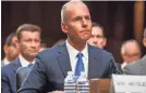  ?? ERIC P KRUSZEWSKI FOR USA TODAY ?? Boeing CEO Dennis Muilenburg appears before a Senate hearing Tuesday.