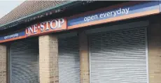  ??  ?? Top, emergency services in St John’s Street and (below) the One-Stop store in Parnwell.