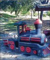  ?? PHOTO COURTESY OF GWS AUCTIONS INC. ?? An electric train set, custom-made in Germany, was installed by Michael Jackson at his estate in Los Olivos, Calif.