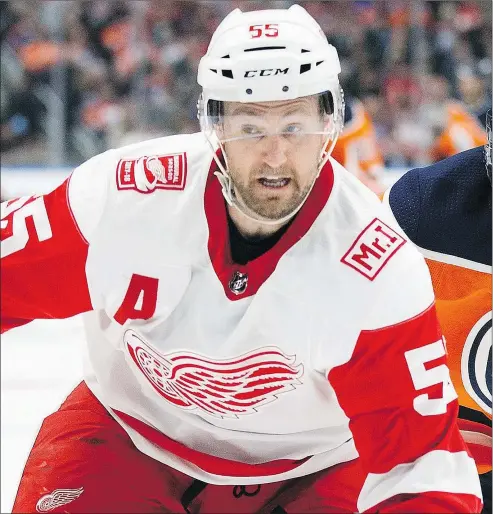  ?? — GETTY IMAGES FILES ?? Defenceman Niklas Kronwall is entering the final year of his current contract with the Detroit Red Wings. He will turn 38 on Jan. 12, and talked last week about “the end of the road.”