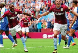  ?? ACTION IMAGES ?? Joy: Birkir Bjarnason celebrates his late winner