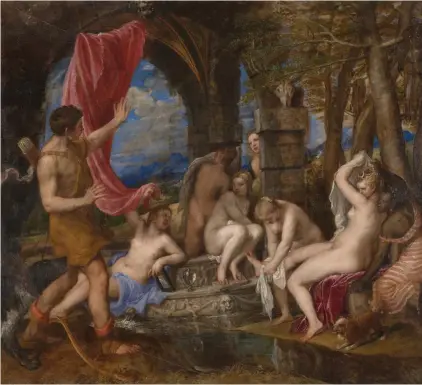  ?? ?? Titian, ‘Diana and Actaeon’, 1556–1559