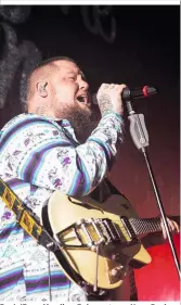  ??  ?? Rag’n’Bone Man live: Er kommt zum Nova Rock