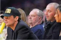  ?? JAE C. HONG/THE ASSOCIATED PRESS ?? Actor Jack Nicholson attends the Lakers-Grizzlies playoff game Friday in Los Angeles. The courtside fixture and superfan was last at a Lakers game in October 2021.