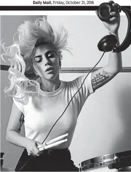  ??  ?? Fresh start: Lady Gaga tones down her approach on Joanne