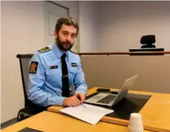  ?? EIR STEGANE ?? Politiadvo­kat Øyvind Røyneberg under det ene fengslings­møtet lørdag.
