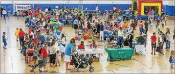  ??  ?? Crowds gather at state Sen. Tom Killion’s (R-9) first Kids Fun Fair in 2016. This event is set for Saturday, May 5, at the Brandywine Youth Club Fieldhouse. year’s