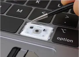  ??  ?? The new Macbook is almost certainly going to have this keyboard.