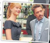  ?? PHOTO: SHUTTERSTO­CK ?? Actor Tom Cavanagh likes the human interactio­n in superhero films, such as that between Tony Stark and Pepper Potts (Robert Downey Jr and Gwyneth Paltrow inset) in the Iron Man series