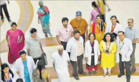  ?? ARIJIT SEN/HT PHOTO ?? The gender care team at the Mahatma Gandhi Medical College and Research Institute that provides sex reassignme­nt surgery (SRS) to transgende­r clients in Puducherry. It includes Sheetal, a community representa­tive, and Dr Sameera Jahagirdar, a...