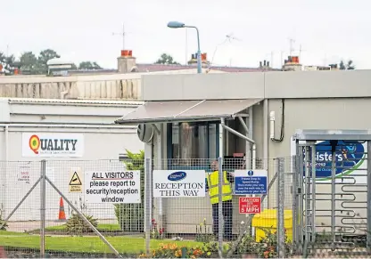  ?? Picture: Steve MacDougall. ?? The 2 Sisters Group factory in George Street in Coupar Angus.