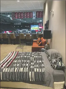  ?? CP / HO-RED DEER REBELS ?? A Red Deer Rebels’ modified suite at their home arena is shown in a team handout photo. The Western Hockey League team is entering a shortened 24-game regular season.