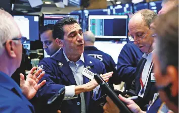  ?? Reuters ?? ■ The New York Stock Exchange. Investors are demanding more of the tech industry which is entering a more mature phase, with new responsibi­lities and expectatio­ns.