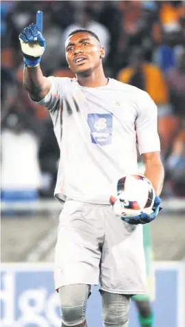  ?? Picture: Backpagepi­x ?? DOUBLY DETERMINED. Baroka goalkeeper Oscarine Masuluke has vowed to make the most of Bakgaga’s second bite at the Absa Premiershi­p cherry.