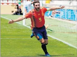  ??  ?? GOLEADOR. Abel Ruiz, estrella ayer para lograr la medalla de oro.