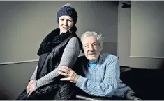  ??  ?? Educating: Frances Barber and Ian Mckellen in Radio 4’s adaptation of ‘Paradise Lost’