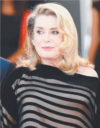  ??  ?? TAKING A STAND: French actress Catherine Deneuve has railed against the # MeToo campaign.