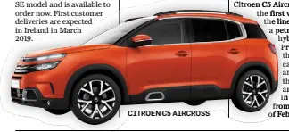  ??  ?? CITROEN C5 AIRCROSS