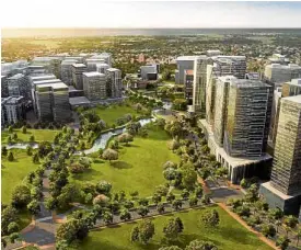  ??  ?? Evo City, which spans over 200 hectares, is envisioned as a mixed-use masterplan­ned sustainabl­e estate developmen­t.