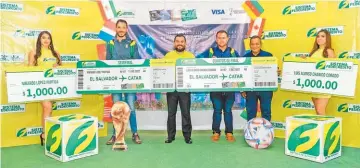  ?? ?? Ganadores. Luis Chanico y Nibardo López disfrutará junto a un acompañant­e de un paquete doble para disfrutar la emoción del Mundial.