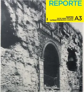  ??  ?? RECONSTRUC­CIÓN. Entrada lateral de la Compañía. Fue el único edificio que en el centro de la ciudad resistió sin ser completame­nte destruido por el terremoto de 1868. El sitio no fue reconstrui­do, pero sus piedras fueron sacadas para levantar la actual Catedral.