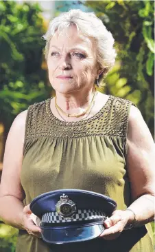  ?? STILL HOPING: Fiona Isles, the wife of missing policeman Mick Isles, will attend Police Remembranc­e Day. Picture: WESLEY MONTS ??