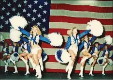  ??  ?? “Daughters of the Sexual Revolution: The Untold Story of the Dallas Cowboys Cheerleade­rs” explores the life of the famed cheerleade­rs’ den mother, Suzanne Mitchell.