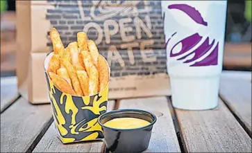  ?? Taco Bell ?? TACO BELL plans to sell Nacho Fries starting Jan. 25. They are intended to be a limited-time offering, one of 20 new $1 items that the chain plans to unveil this year, on top of 20 “mainstay” $1 products it already sells.