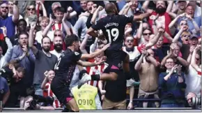  ?? ?? Bryan Mbeumo scored his first Premier League brace at Tottenham Hotspur Stadium