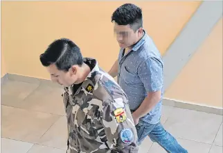  ?? FREDDY RODRÍGUEZ / EXPRESO ?? Detenido. Al sospechoso del secuestro y agresión a su pareja le dictaron prisión preventiva durante audiencia.