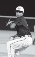  ?? BILL DALEY Special to the Miami Herald ?? Southwest freshman pitcher Jesus Moreno retired 14 batters in a row.