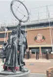  ??  ?? Sunderland’s Stadium of Light.