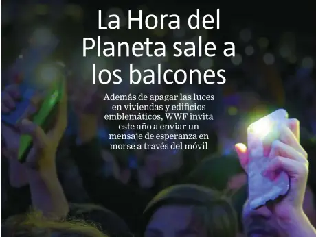  ?? WWF ?? Existe una app que se puede descargar para enviar el mensaje «Apaga la luz. Todo irá bien»