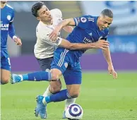  ??  ?? Youri Tielemans, in action against Man City’s Rodri, is set to extend his stay at Leicester