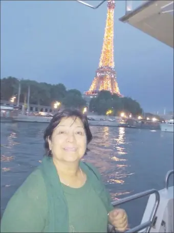  ??  ?? La defensora general interina Selva Morel de Acevedo en su viaje a París, Francia, realizado el año pasado.