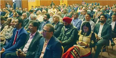  ?? Photo by Shihab ?? Indian community members attend Pravasi Bharatiya Divas celebratio­ns held at the Indian consulate in Bur Dubai. —