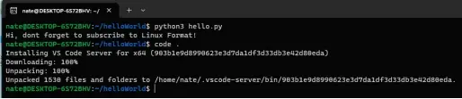  ?? ?? The WSL extension uses a client-server architectu­re. The client runs ‘locally’ in Windows and the server ‘remotely’ in your Linux distro.