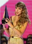  ?? Foto: Jordan Strauss, dpa ?? Königin der American Music Awards: Taylor Swift.