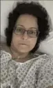  ?? Anna Gittins via AP ?? This July 2023 selfportra­it provided by Anna Gittins shows the elementary school principal in a hospital bed during her cancer treatment.
