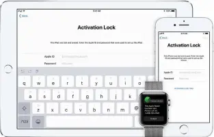  ??  ?? Activation Lock protects your device after its been erased. But you might be locked out forever if you lose access to your Apple ID-associated email accounts