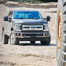  ?? DEREK MCNAUGHTON ?? The 2018 Ford F-250 Super Duty is a powerful ride.