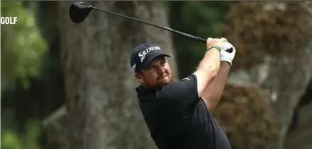  ??  ?? Irishman Shane Lowry plays his shot from the third tee during the second round of the RBC Heritage at Harbour Town Golf Links in Hilton Head Island, South Carolina on Friday. AFP PIC