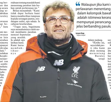  ??  ?? KLOPP