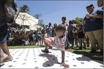  ?? ALEX HORVATH / THE CALIFORNIA­N / FILE ?? Elijah Fortune, 7, performs during a dance-off at the third annual East Bakersfiel­d Festival at Jefferson Park in 2019. The festival returns on Saturday.