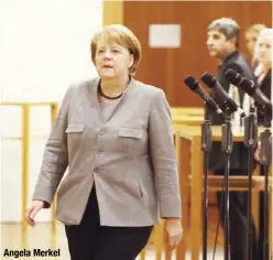  ??  ?? Angela Merkel