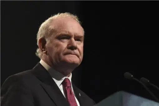  ?? (Reuters) ?? Mr McGuinness died on Tuesday aged 66